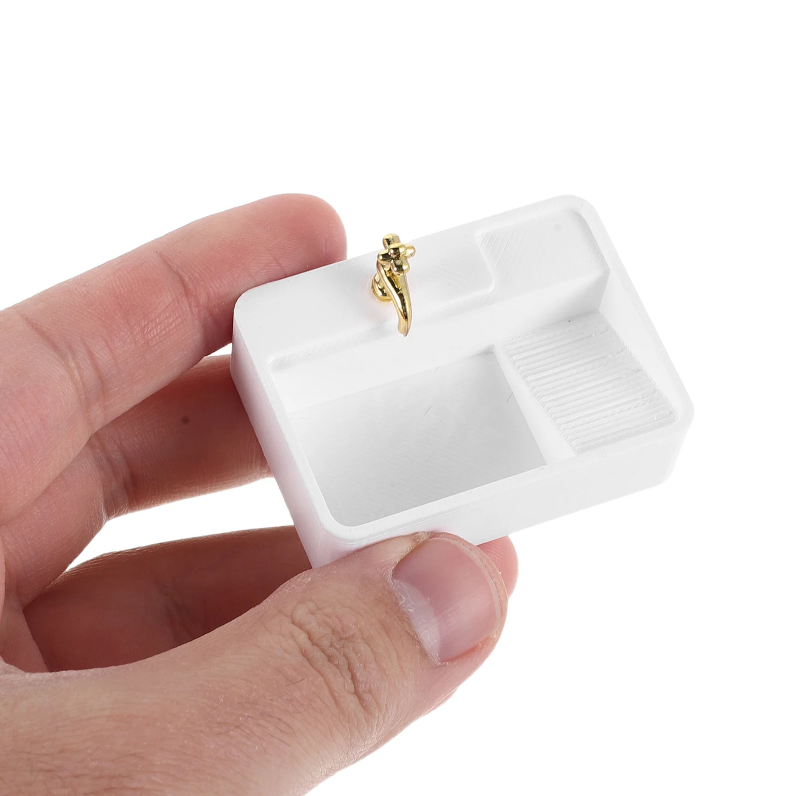 2 pçs acessórios do banheiro escala 1:12 mini pia para casa de bonecas decoração petg lavatório diy conjunto de móveis de banho em miniatura