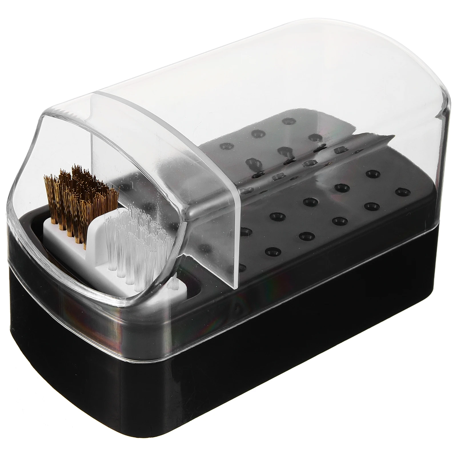 

Grinding Head Storage Box Nail Bits Drill Holder Portable Organizer Case Bracket