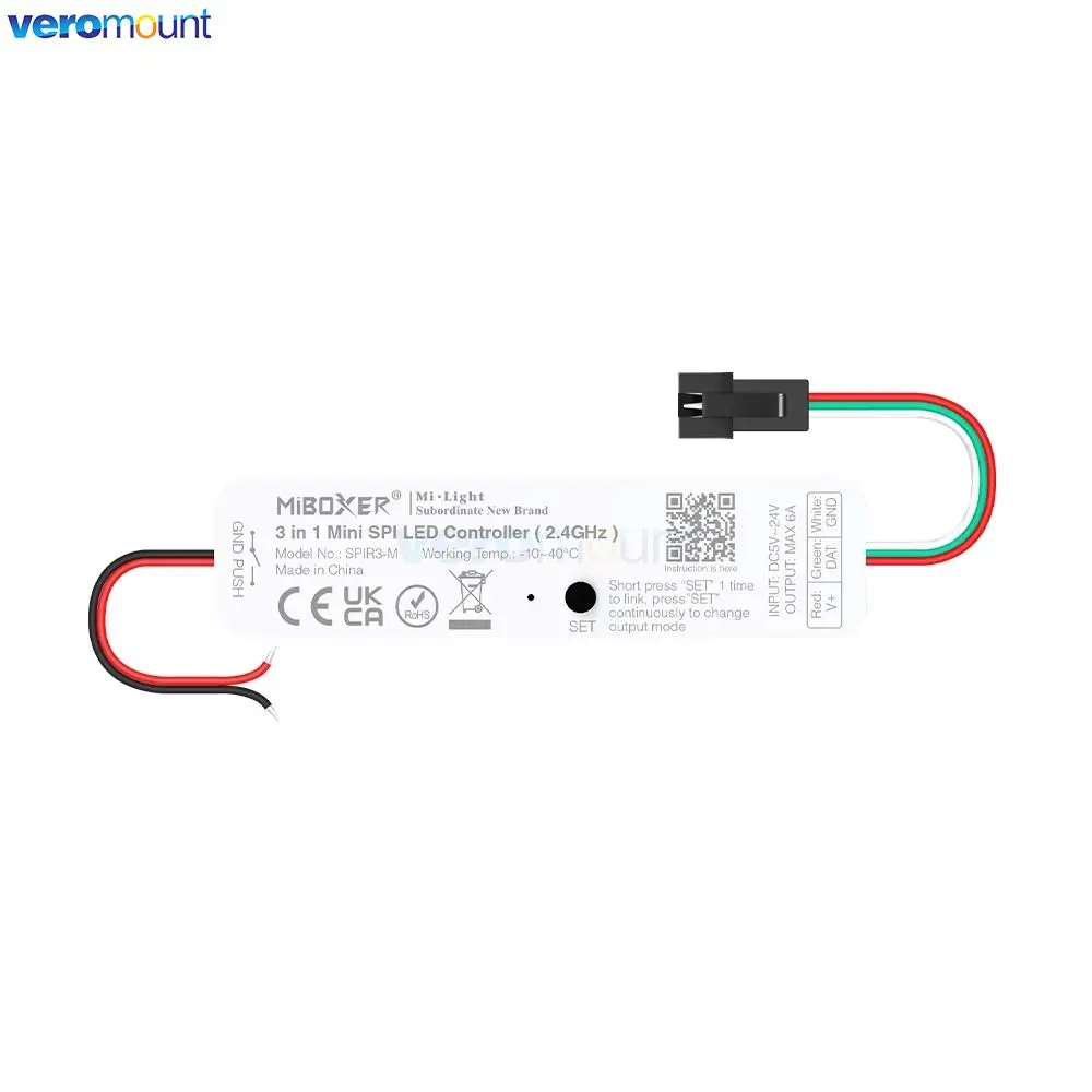 MiBoxer 2.4G RGB/RGBW/jednokolorowy kontroler LED SPI DC5-24V WS2811 WS2812B WS2815 SK6812 ściemniacz LED panel ścienny pilot