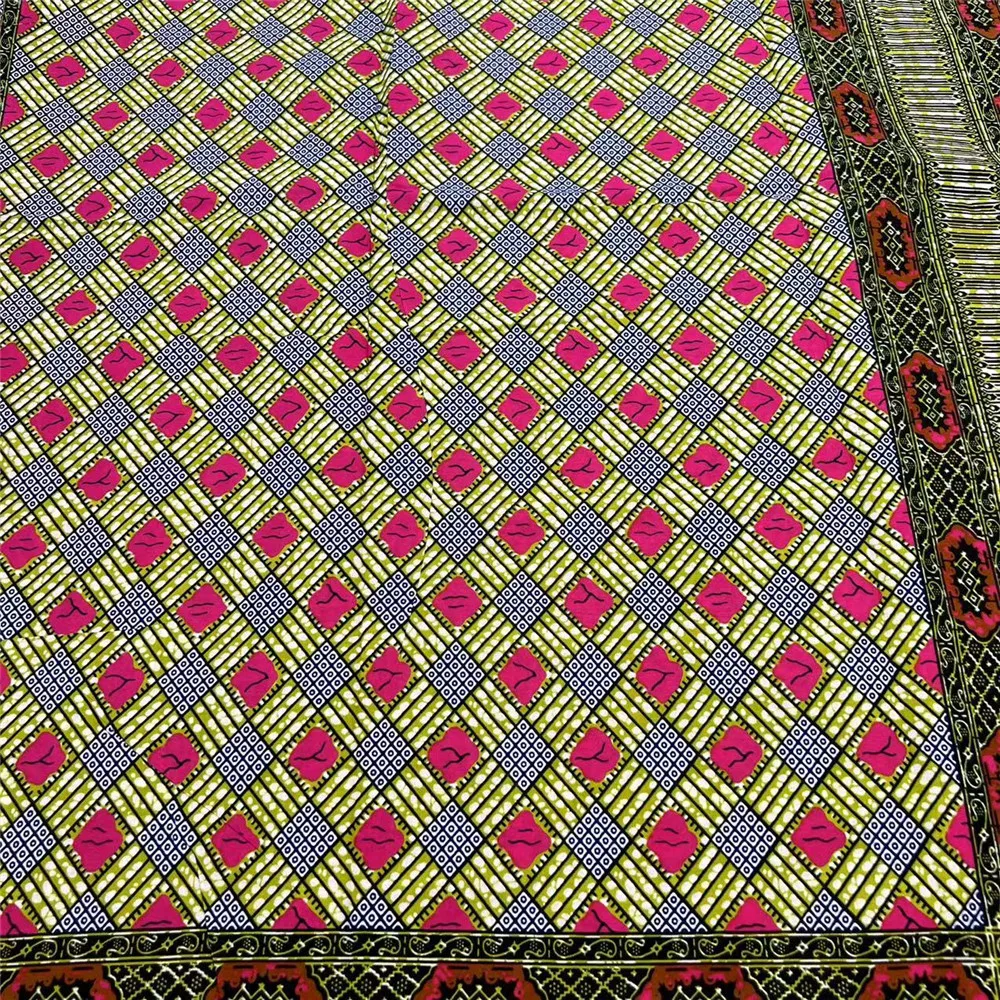 Veritable Wax 100% Cotton African Wax Fabric Nigerian Ankara Block Prints Batik Fabric Dutch Hollandais Pagne For Sewing VL-1822