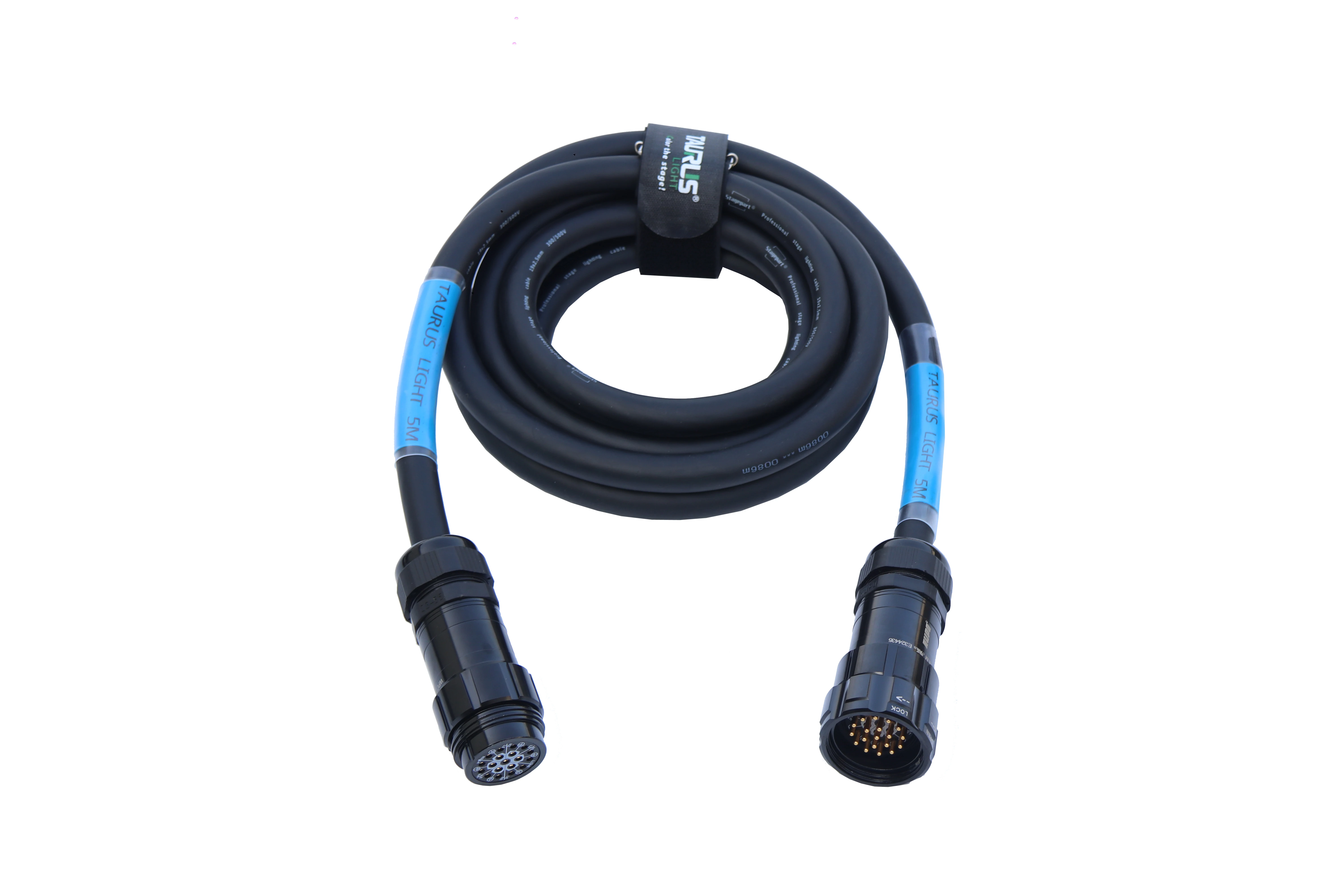 19Pin 2.5mm Cable optional Socapex Extension Power Cable with male to female connectors for Stage equipment