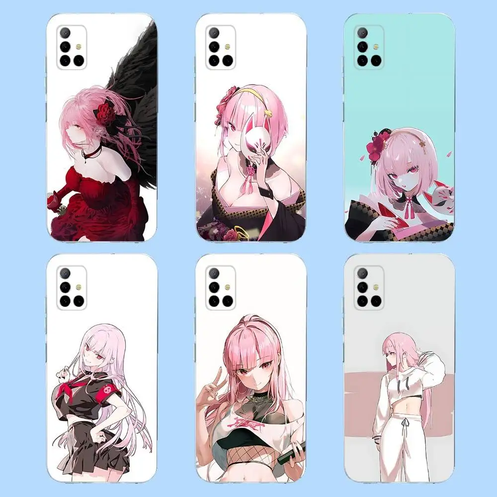 

M-Mori Singer Calliope Phone Case For Samsung S 23,22,10,9,8 A 71,52,51,30,21S,12 PIus,E,Lite Note20 Ultra Clear Soft