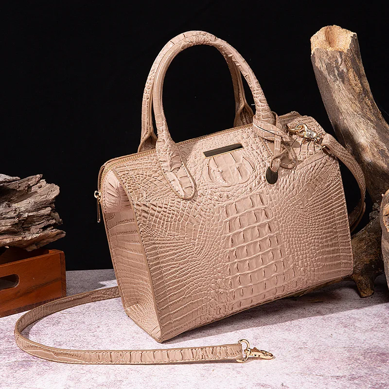 Podręczny Crossbody Retro skrzydlaty damski Bag wielokolorowy krokodyl wzór pojemna torba torba do przechowywania