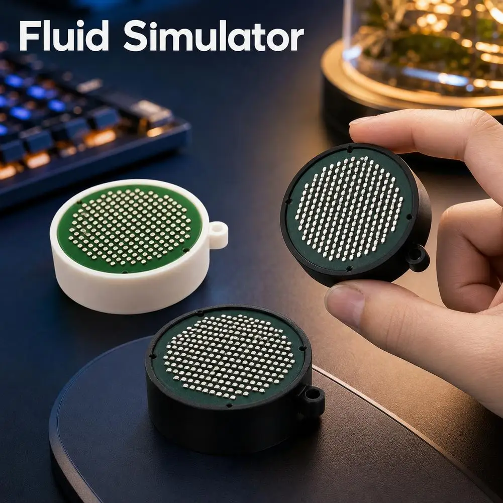 Fluid Simulation Toy Smart Gravity Sense USB Rechargeable Desk Toy Design for Stress Relief Esports Ornament