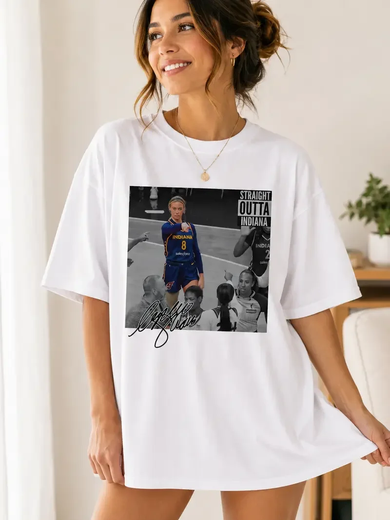 Graphic Sophie Straight Outta Black White Basketball Shirt, Gift for Fans Unisex