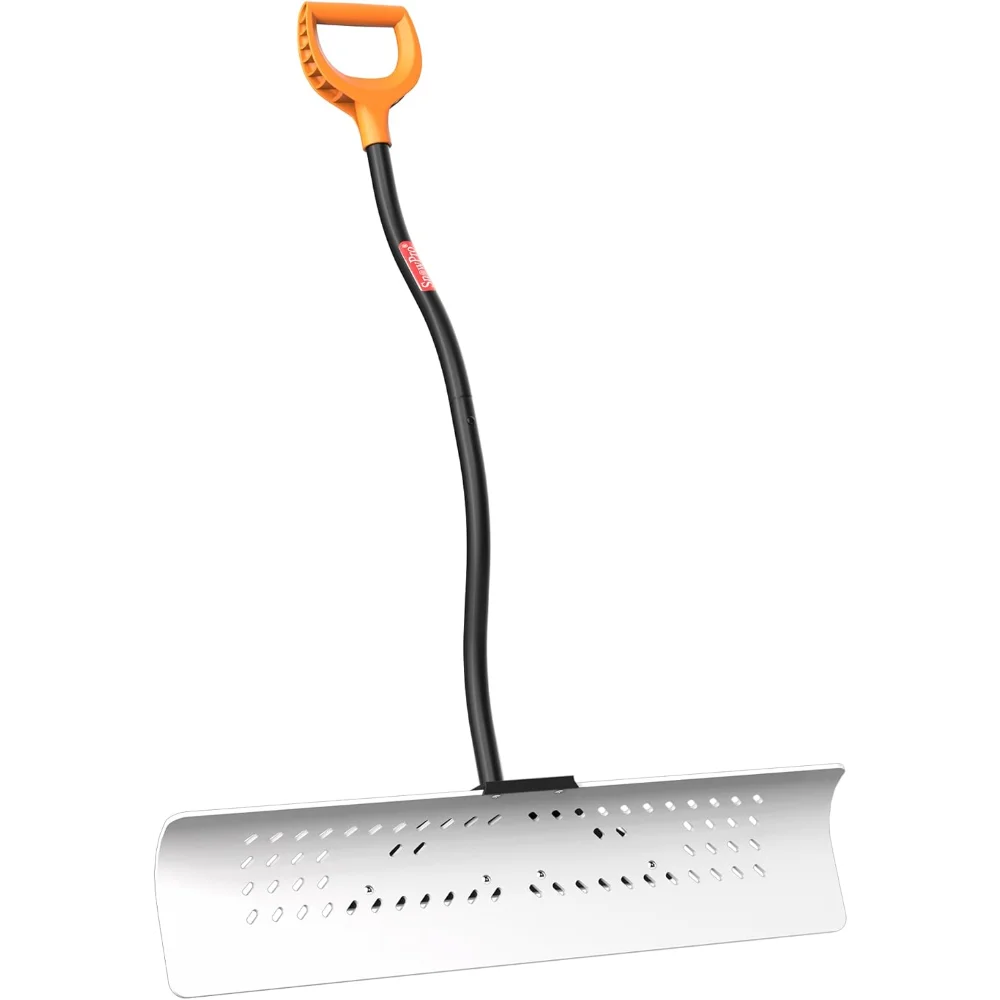 

36" Heavy Duty Snow Pusher, Extra Wide Blade for Driveways and Patios