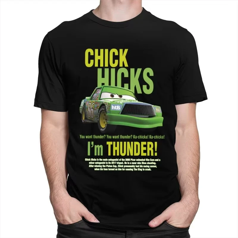 مخصص العصرية بيكسار سيارات البرق ماكوين تي شيرت الرجال 100% القطن تي شيرت الترفيه تيز الشارع الشهير بلايز