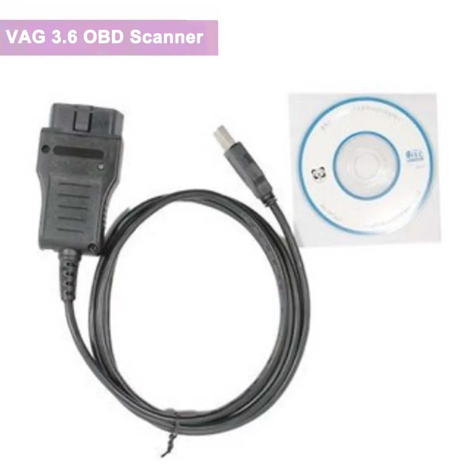 VAG K+CAN Commander 3.6 Scanner OBDII OBD2 Cable For V-W/A-UDI/S-KODA/S-EAT for VAG Commander 3.6 OBD2 Repair Diagnostic Tool