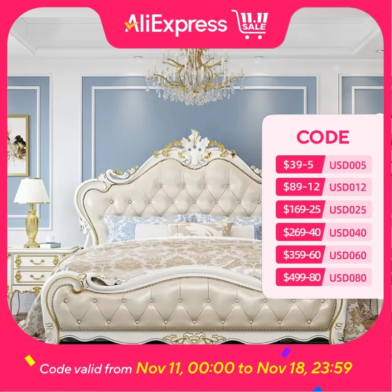 

Aesthetic King Size Bed Frame Simple Modern Whitr Storage Queen Bed Frame Master Design Muebles Para Dormitorio Room Furniture