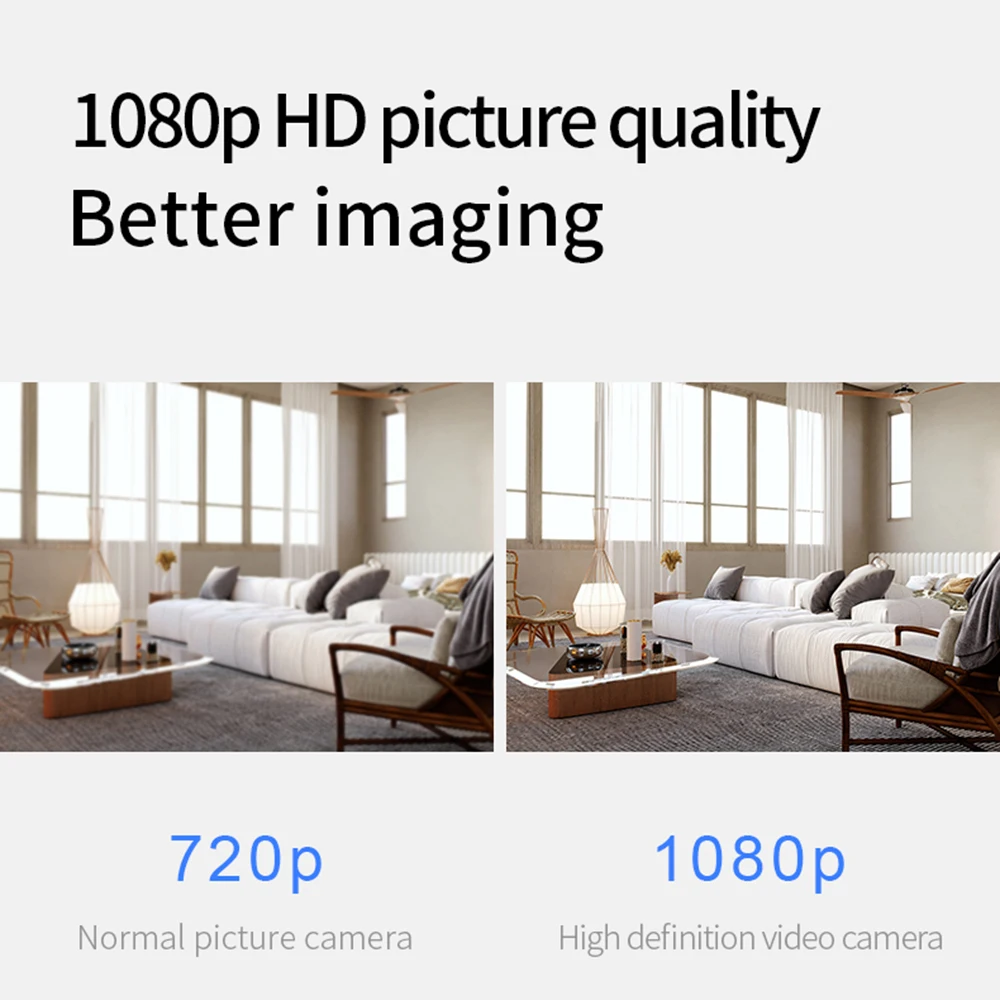 1080P Security Mini Camera Night Vision 4H Battery Life Motion Detection Alerts SD/Cloud Storage Phone APP Control Baby Cam