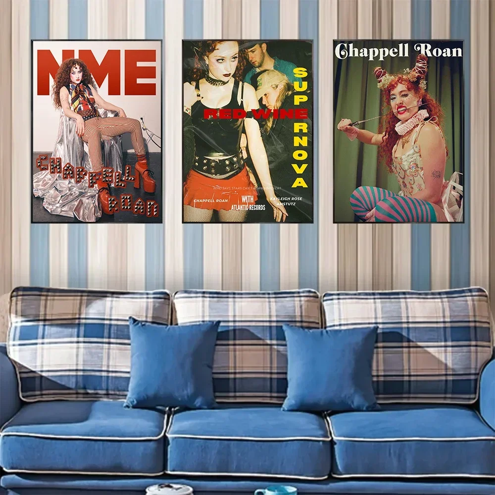 خمر شابيل روان المغني صورة قماش اللوحة الكلاسيكية ألبوم الموسيقى المشارك يطبع جدار ديكور فني للمنزل هدية #1