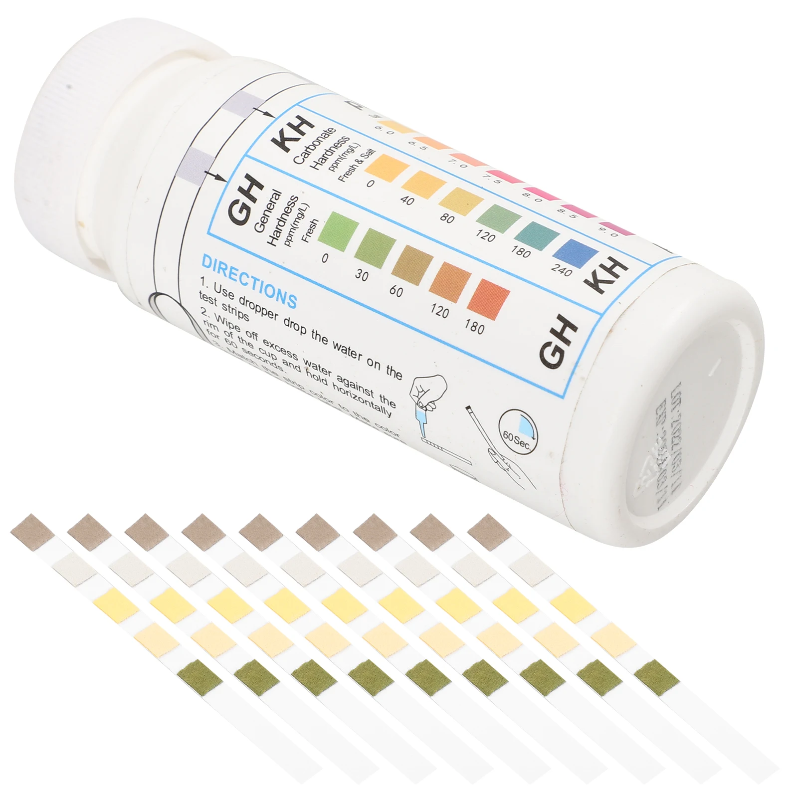 

50pcs PH Ph Tester Test Ph Pool Testing Machine Strips Kit Spa Aquarium Water Tester Spa Water Test Kit Five Colors Saltwater