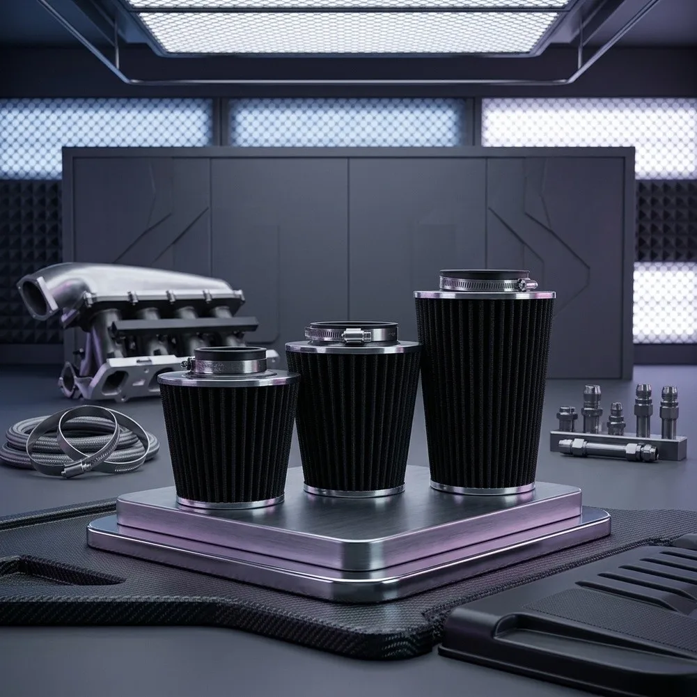 Engine Breathing System Mushroom Head Air Filter Air Filter Kit PU Filtration Material Harsh Condition Resistant