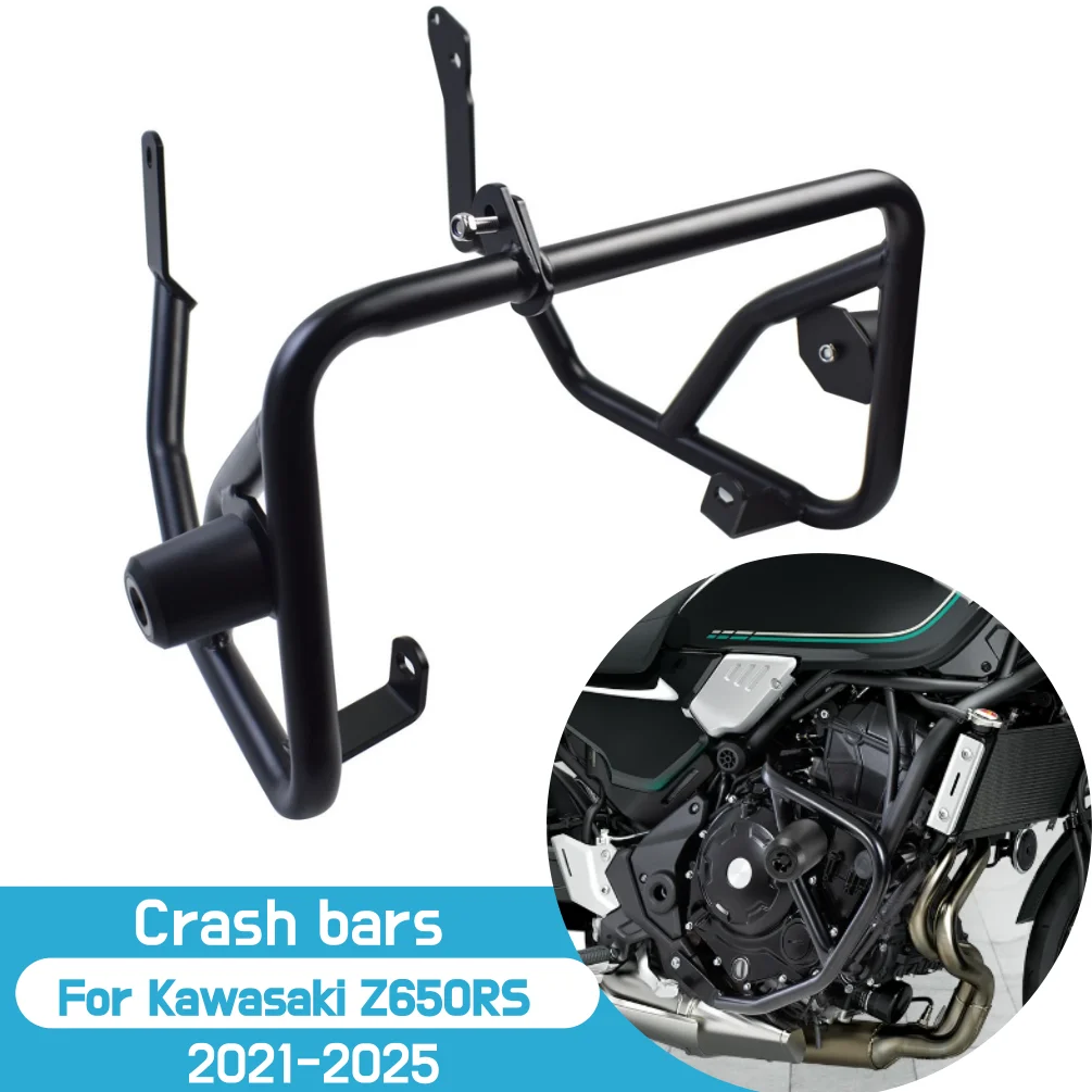 

For Kawasaki Z 650RS 2021-2026 2025 Z650RS Crash Bars Engine Guard Frame Sliders Bumper Falling Protector Motorcycle Accessories