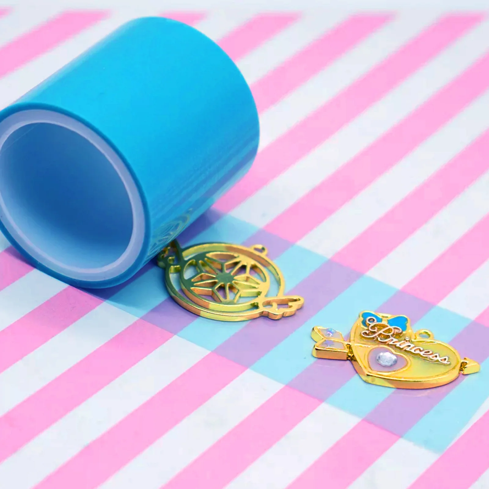 

4pcs Traceless Seamless Adhesive For Traceless Diy Accessories Tape Diy Epoxy Uv Resin Jewelry Making Accessories Blue