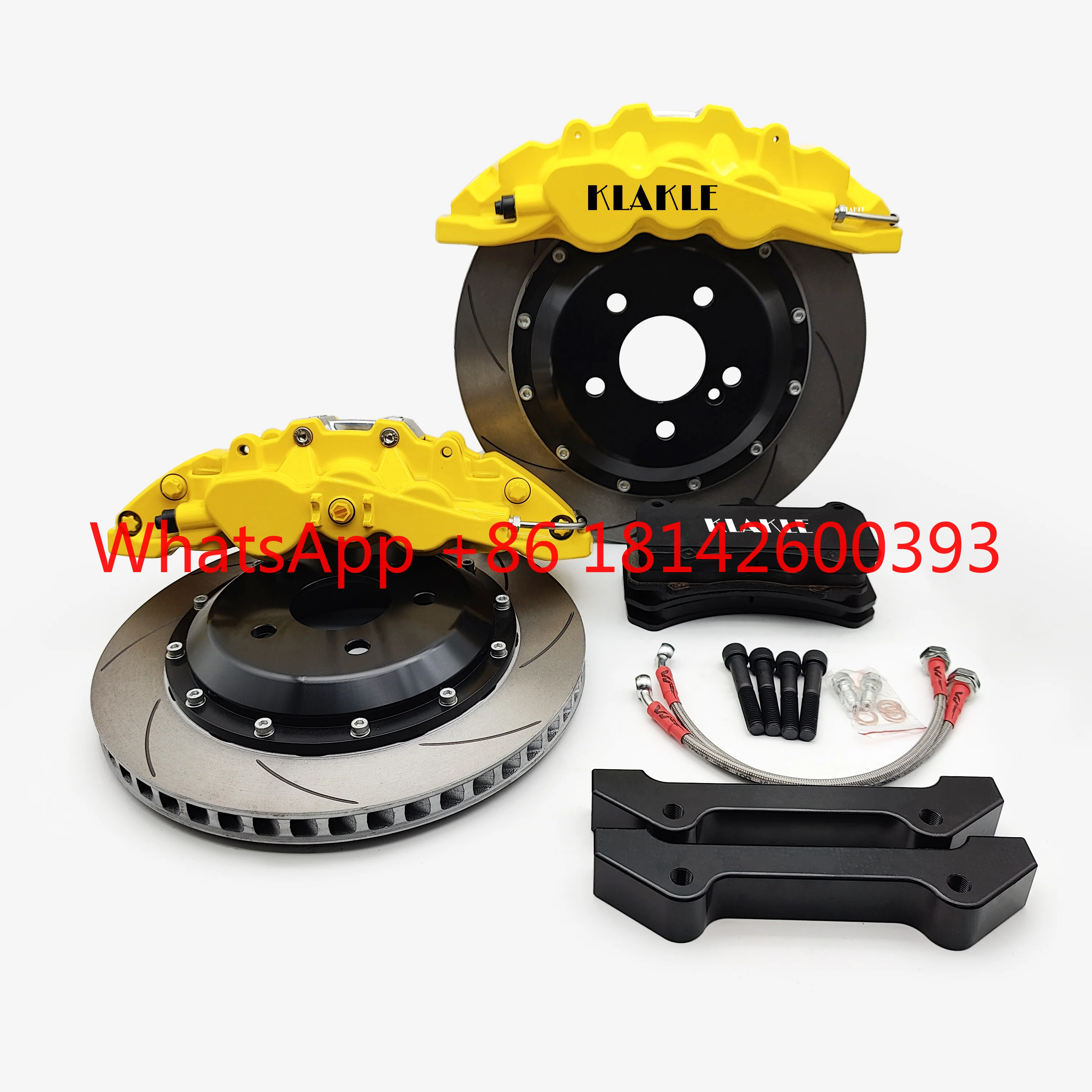 6 Piston Big Brake Caliper Kit Carbon Ceramic Brake Rotor Disc High Performance Brake System