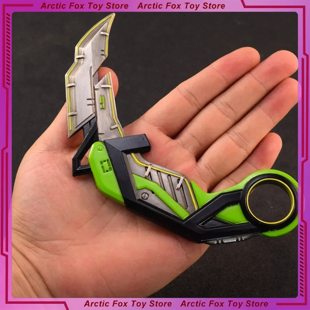 17cm Valorant Weapon RGX 11z Pro Karambit Game Weapon Metal Model Keychain Peripherals Metal Material Birthday Gifts Toys Kids