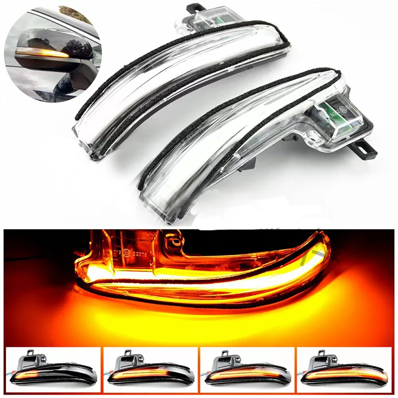 For Toyota RAV4 XA50 2019 2020 2021 Side Mirror Marker Light Sequential Indicator Lamp Dynamic Turn Signal Light