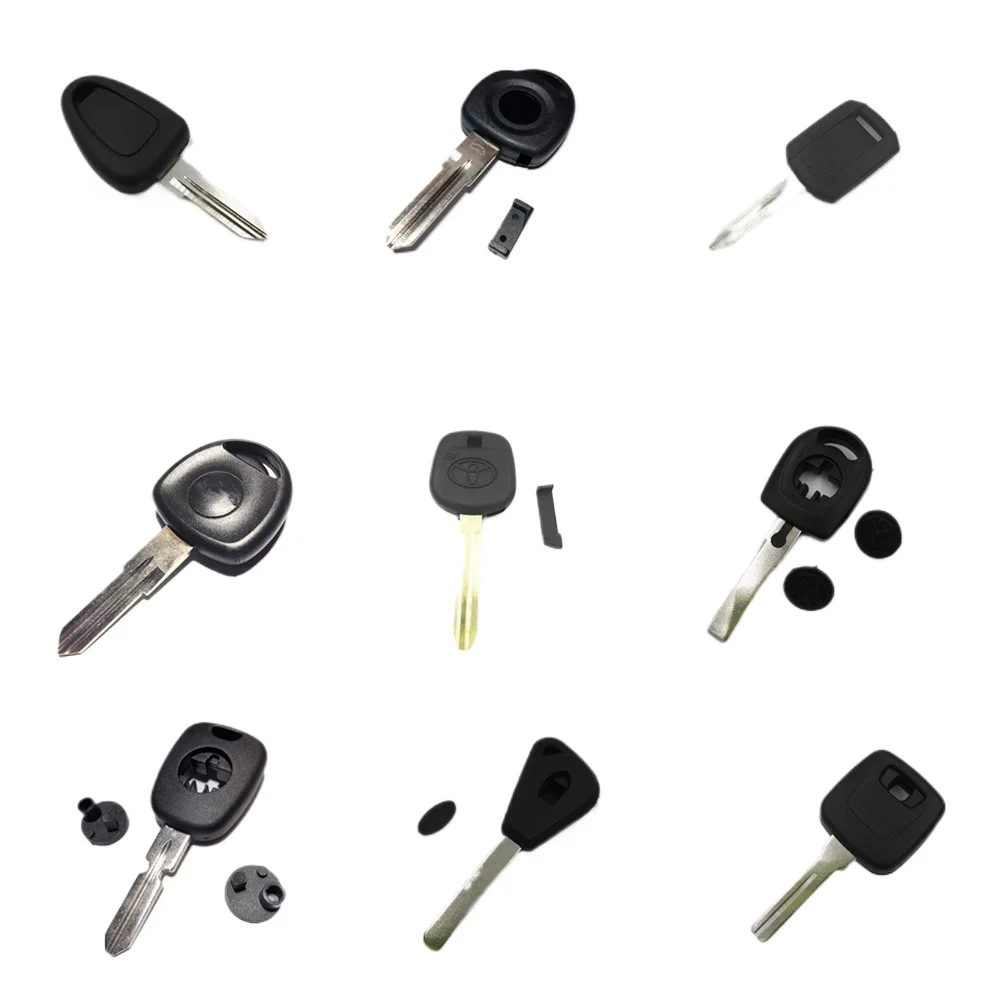 Replacement Various Transponder Car Remote Case Fob Cover for Subaru Mitsubishi Bmw Audi Hyundai Renault Seat Fiat Key Shell