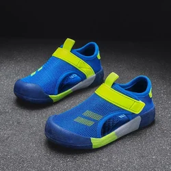 Boys Beach Sandals 2025 New Summer Children Casual Shoes Kids Lightweight Closed Toe Baby Sport Sandals for Girls Eu Size 23-36