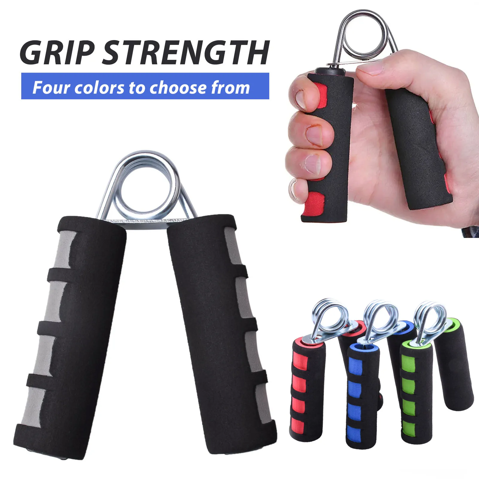 Griffkraft-Trainer in A-Form zur Stärkung der Hand, Weicher Schaumstoff-Handtrainer für Handgelenk, Finger und Unterarm, Kraftübungen und Fitness