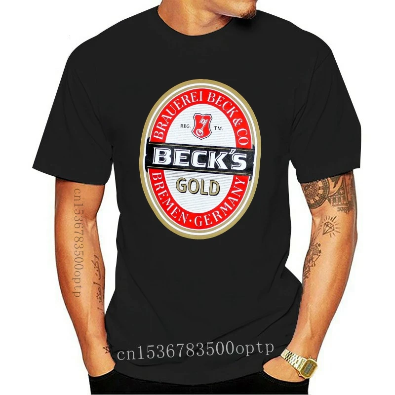 New Becks Gold Bier Beer T-Shirt Shirt Herren Man Men Gr. XL schwarz Sommer NEU OVP