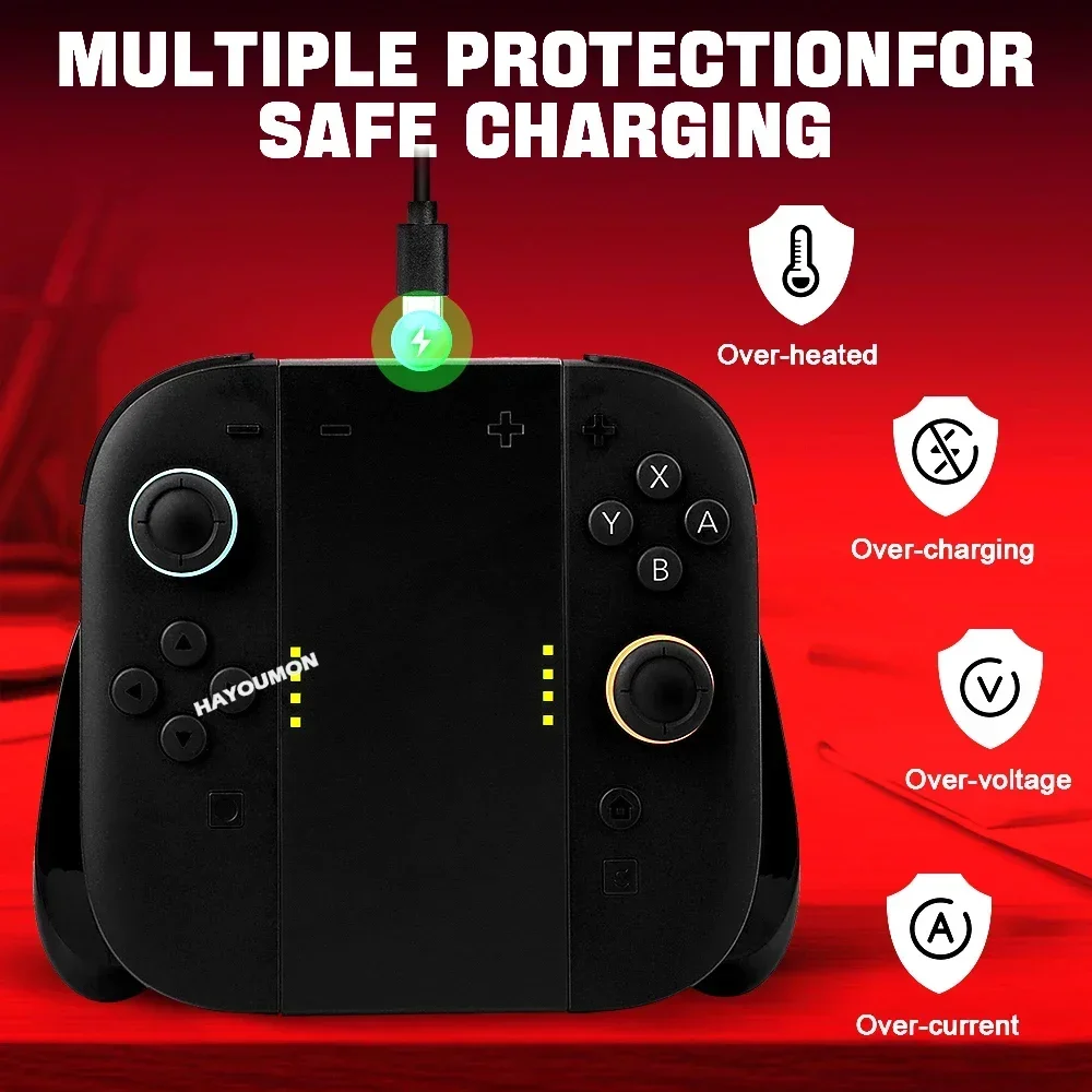 for NS2 Gaming Accessories For Switch 2 Charger Grip Bracket for NS2 Joystick Controller Grip Handle Portable Charging Station - view 5