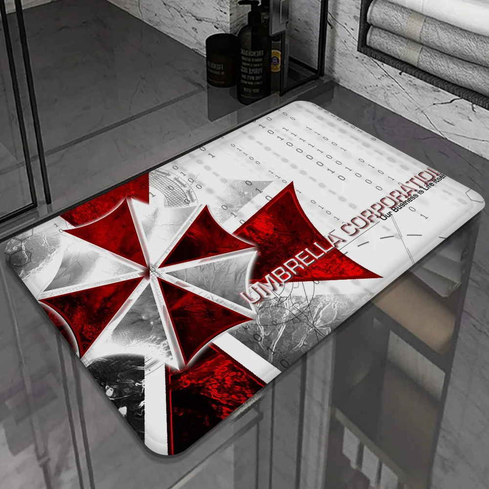 Horror Movie Umbrella Corporation Room Mats Retro Multiple Choice Living Room Kitchen Rug Non-Slip Welcome Rug