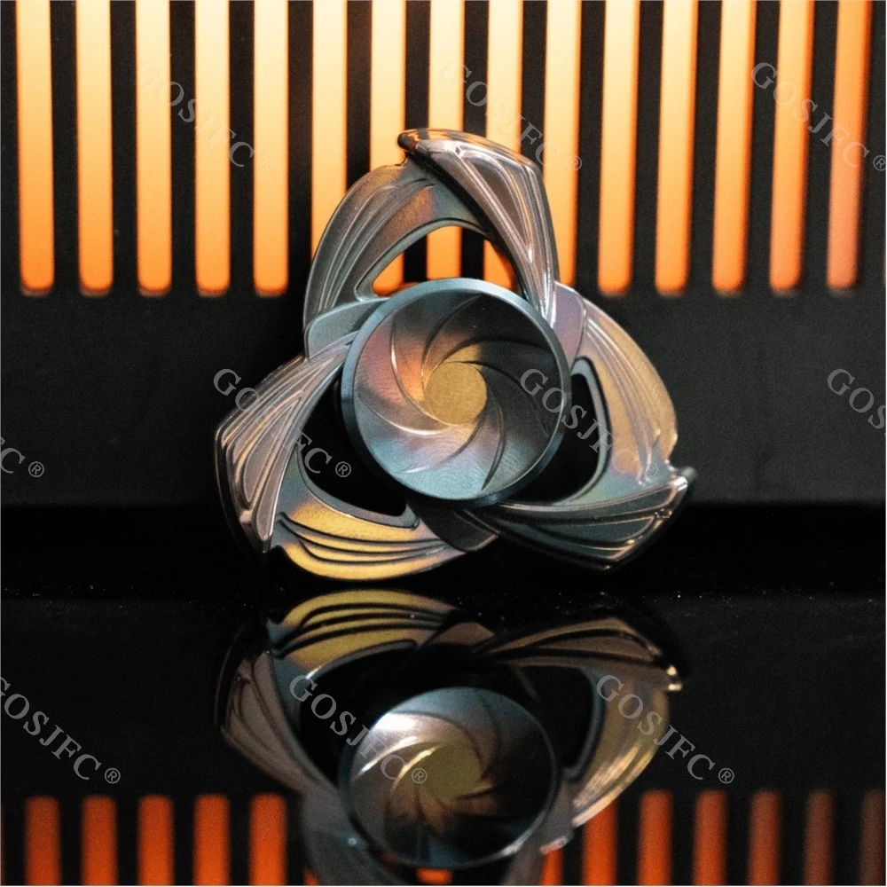 ELE EDC Morandi Mechanischer Gyro Metall Fidget Spinner Zirkoniumlegierung Dekompressions-Desktop-Spielzeug