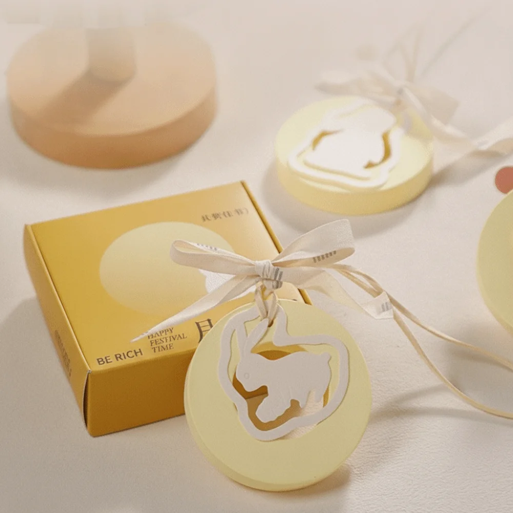 Non-fire Hanging Aromatherapy Rabbit Pendant Long-lasting Wardrobe Aromatherapy Plaster Scented Mid-Autumn Festival Gift Car