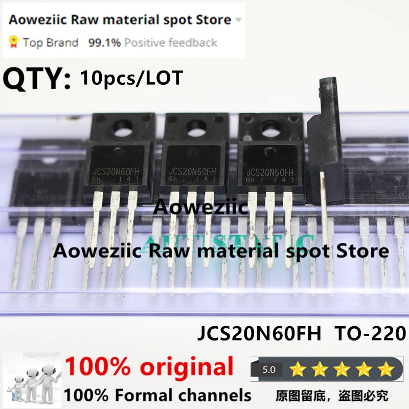 Aoweziic  2019+  100% New Original  JCS20N60FH 20N60 TO-220F N-channel MOS FET 600V 20A