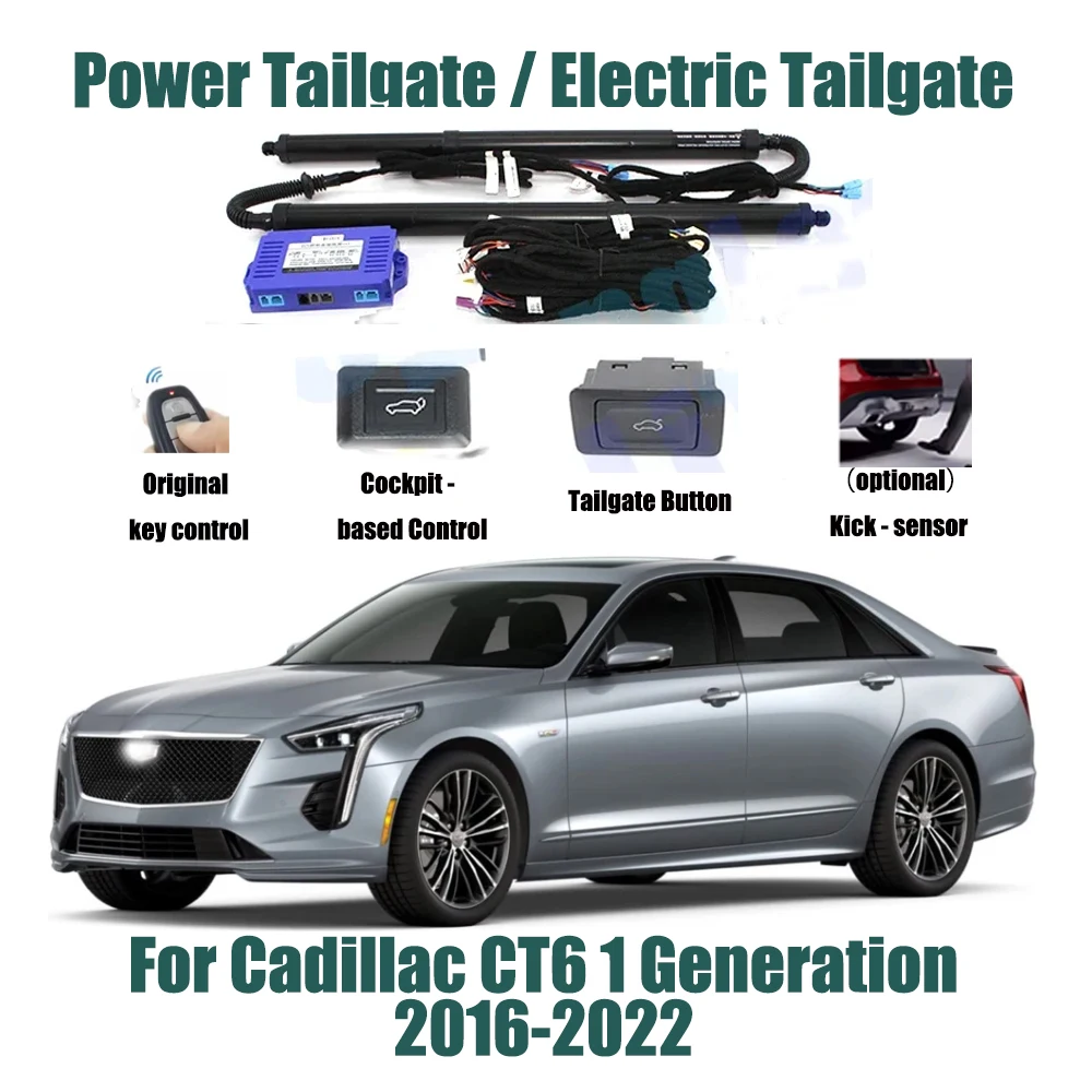 For Cadillac CT6 1 Generation 2016-2022 Car Automatic Lifting kit Opening Trunk Intelligent Electric Lift Tailgate