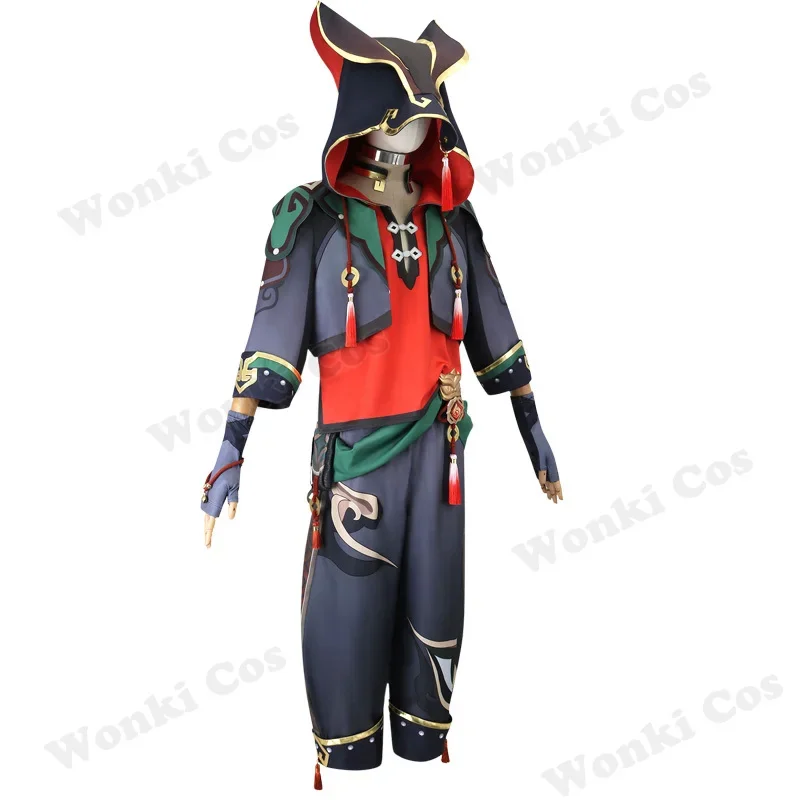 Gaming Cosplay Costume Wig Game Impact Liyue Jiaming Cosplay Outfits for Party Carnival Costumes