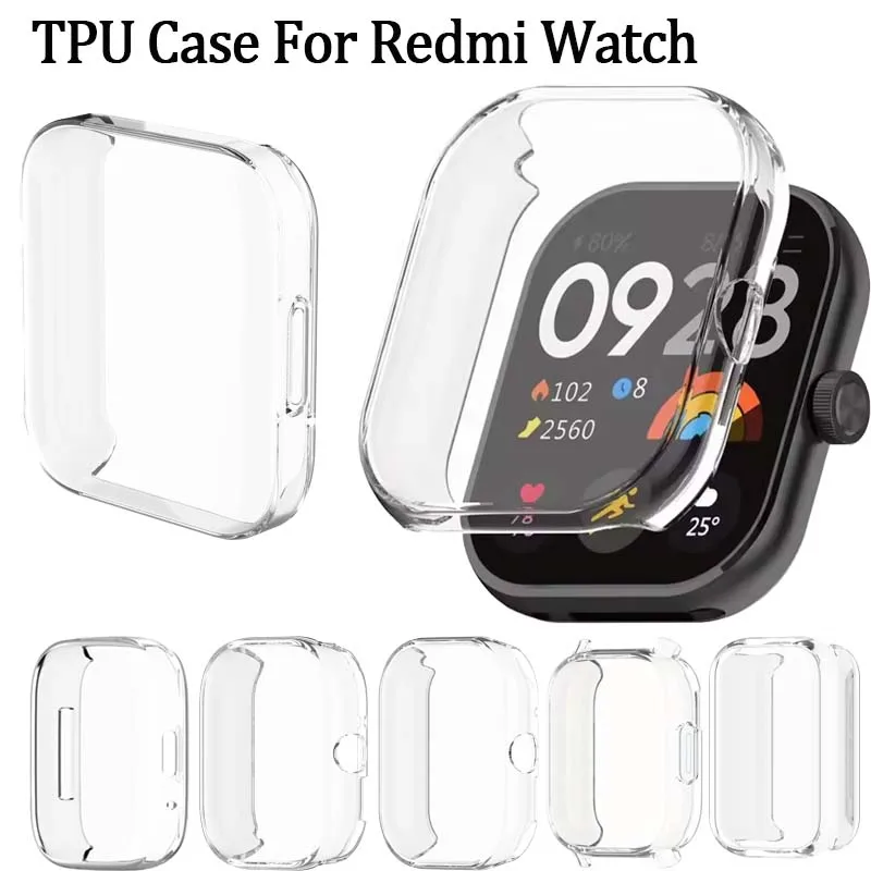 Smartwatch Case for Redmi Watch 5 Lite/Active/Band 2- Sleek Protective Cover with Full-Body Protection, Anti-Scratch & Anti-Fall