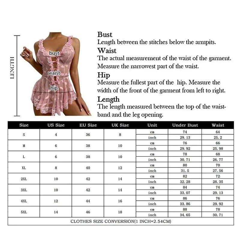 Plus Size Mesh Sling Nightdress Lace Emotional Lingerie Sexy Nightwear Female Temptation Nighties for Women Sleeping Dress S-5XL