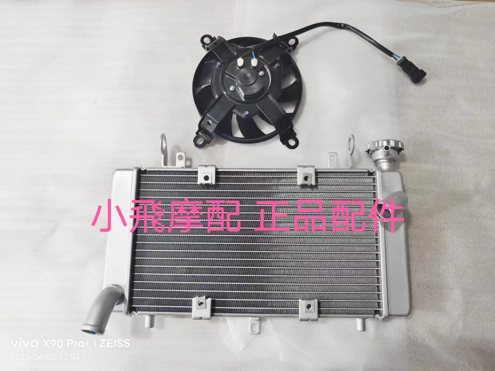 

QJMOTOR SRK 600 Motorcycle QJMOTOR SRK600 Accessories Water Tank Assembly Radiator Fan Heat Sink Radiator