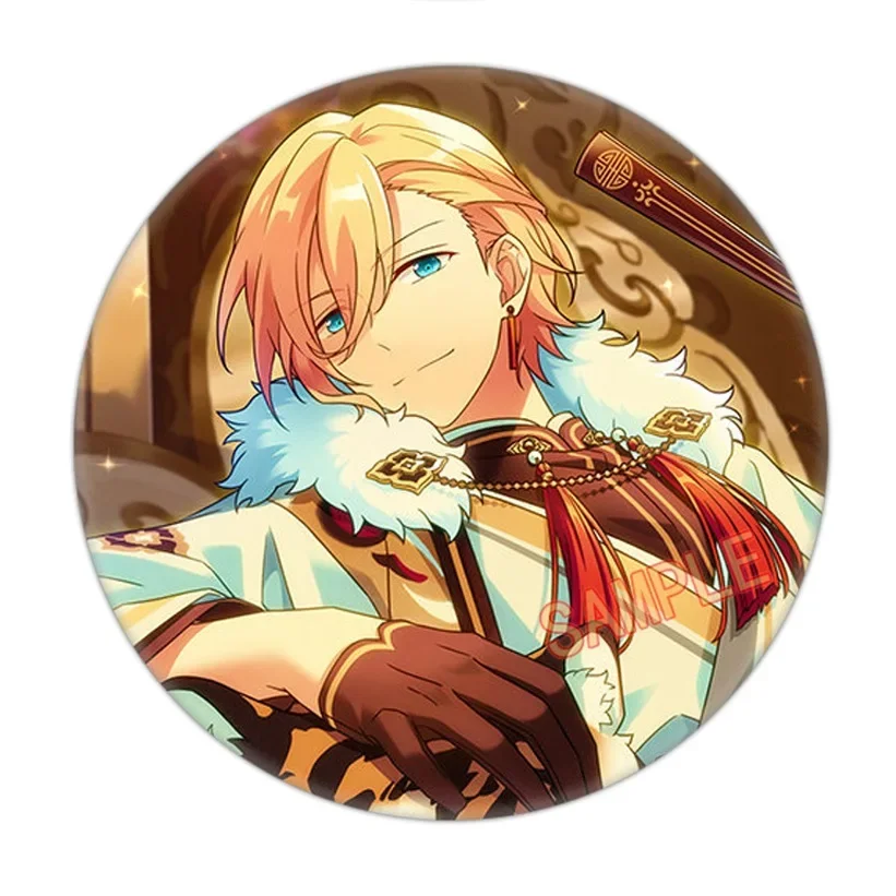 Ensemble Stars Trick Stars, Broche de insignia, mochila, Broche, Shoufuku, Ogres, Tsukinaga, Suou, Tsukasa, Koga, abonis, 58MM