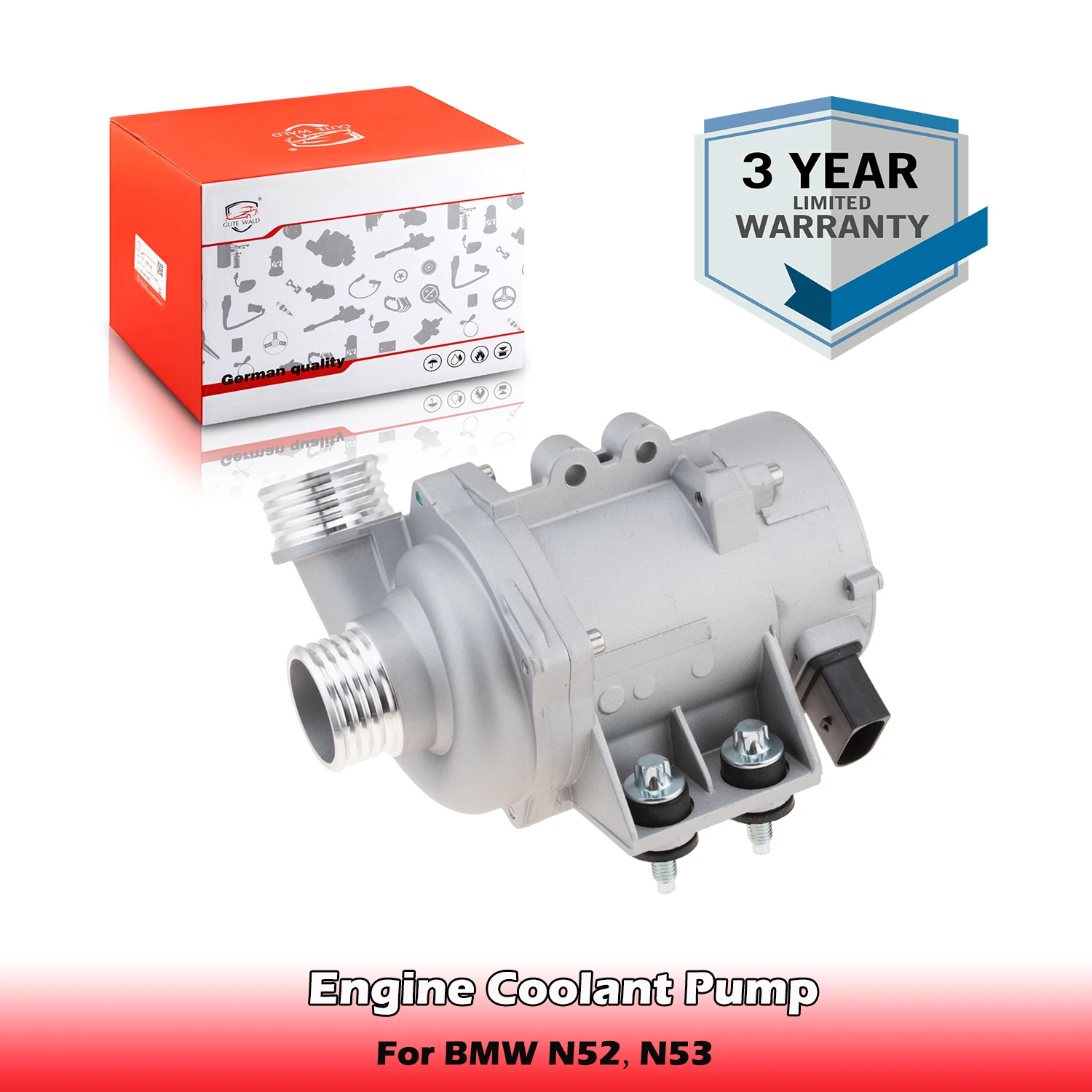 

Электрический водяной насос и болты 11517586925,11517563183,11537549476 для BMW серии 1,3,5,6,7,X1,X3,X5,Z4,130i,325i,530i,630i,730i