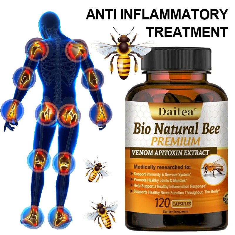 Premium Bee Venom Extract Anti-inflammatory Extract Abee Therapy for Arthritis Pain, Promotes Joint Health