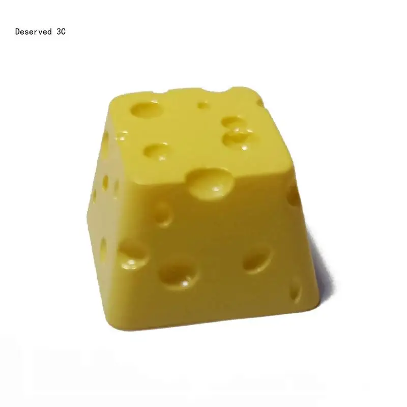 Game Mechanical Keyboard Accessories Epoxy Resin Cheese Cake Keycap