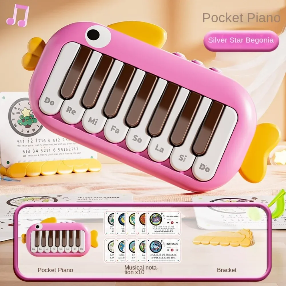 

Children's Multifunctional Electronic Keyboard Piano Toy Music Pocket Piano Keyboard Toy Electronic Musical Piano Learning Toys