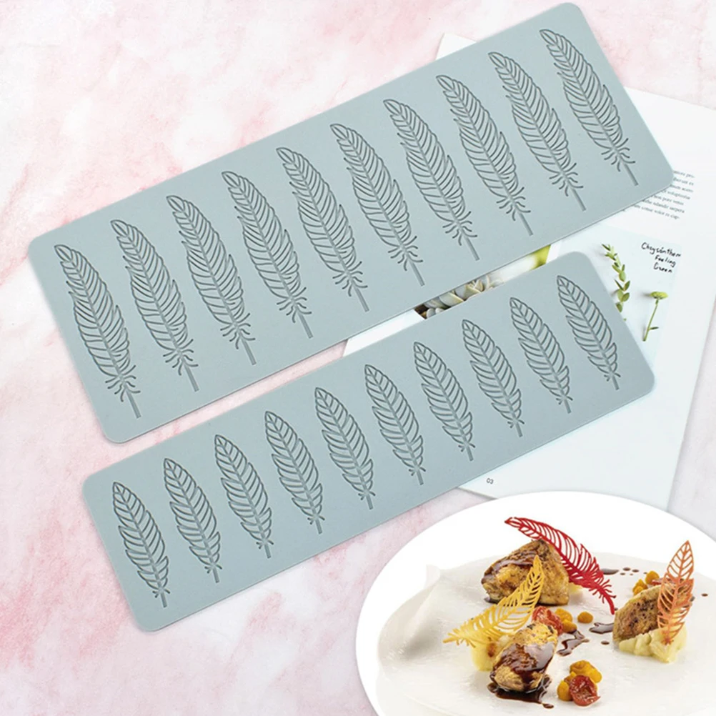 

Silicone Leaf Molds Baking Tools Shape Cake Decor Form DIY Party Cookie Mousse Washable Kitchen Accessories MultiUse