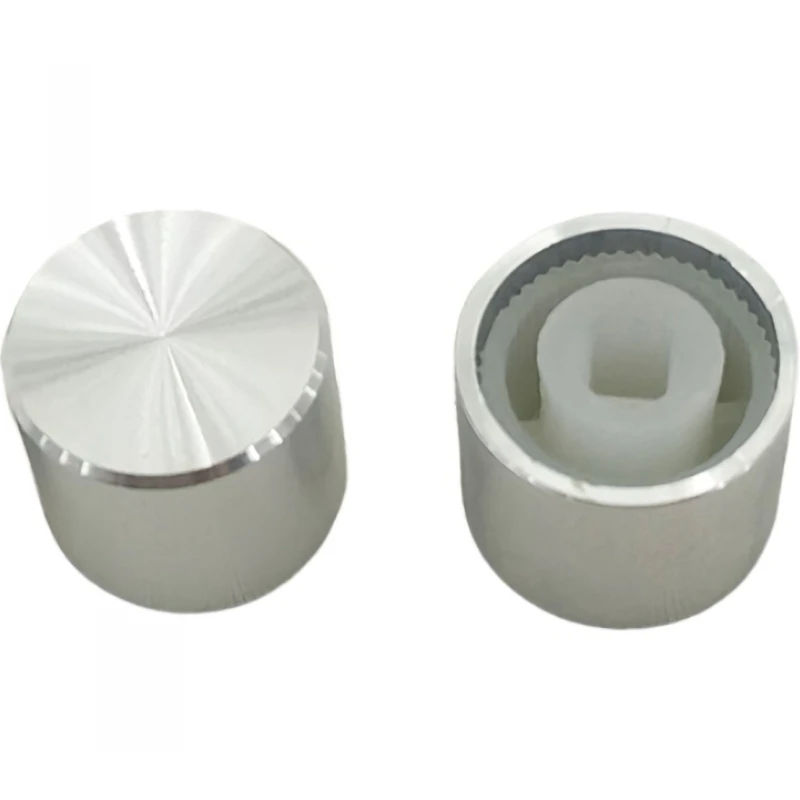 Aluminum 3.2X3.2mm Square Hole Power Switch Button Cap 15*13mm（D*H)