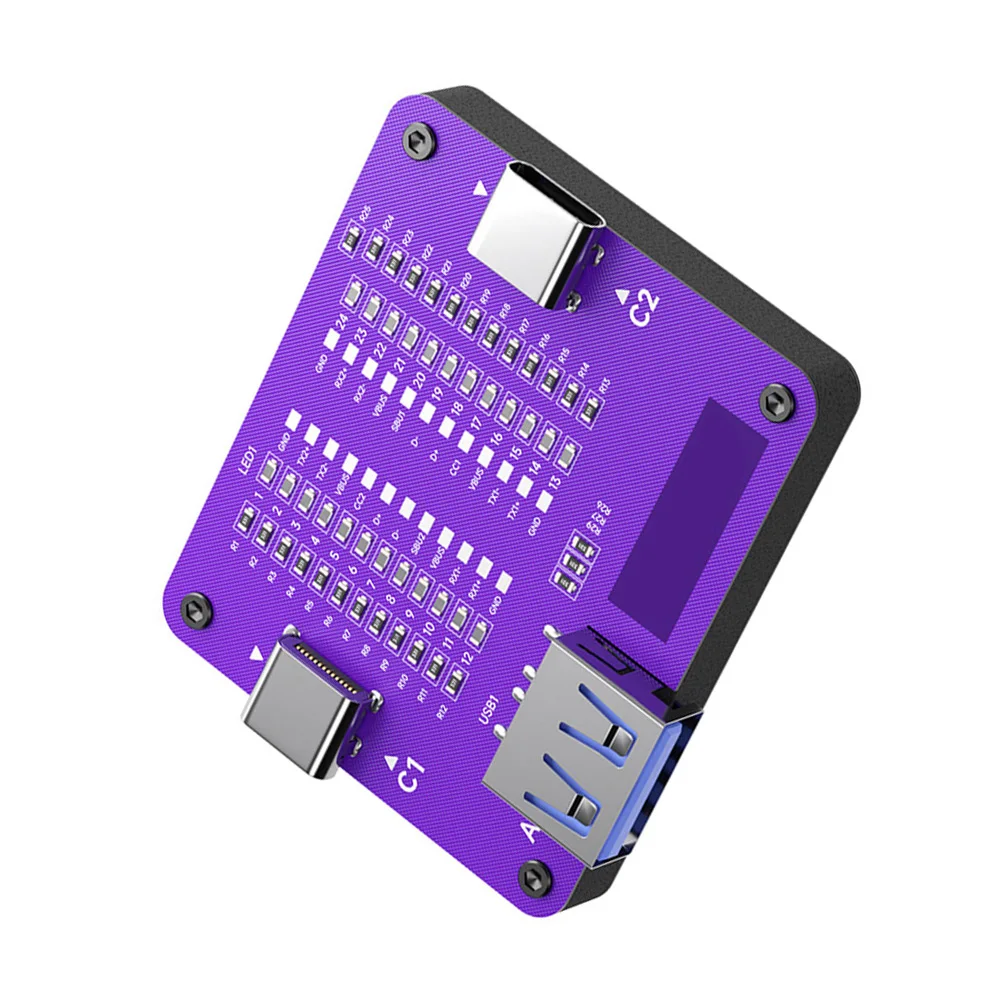 Field Testing 42*50MM for type-c Pin Tester for usb-c Cable Tester For Phone Repair Portable No External  Field