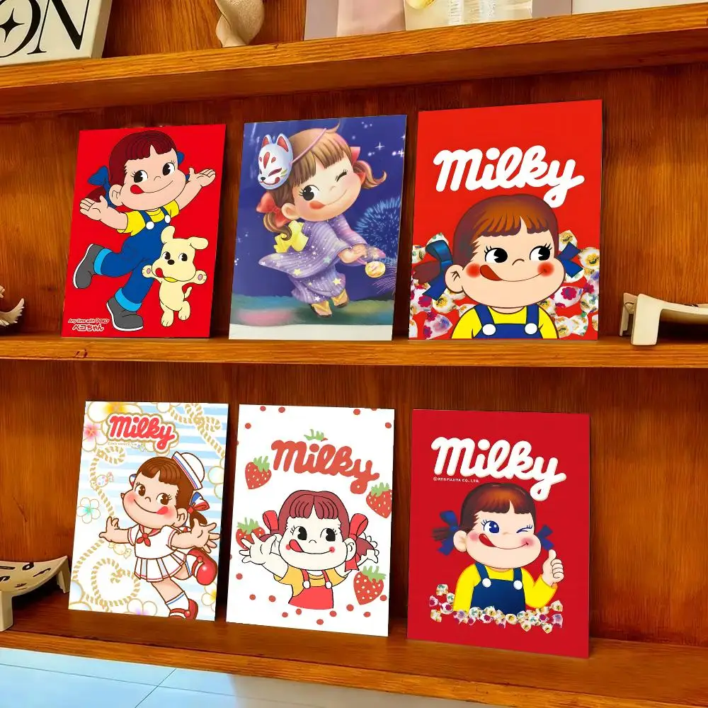M-mil-ky W-way P-peko-Chan Poster HD Art Sticky Wall Waterproof Home Bedroom Bar Aesthetic Decoration Perfect Room Decor