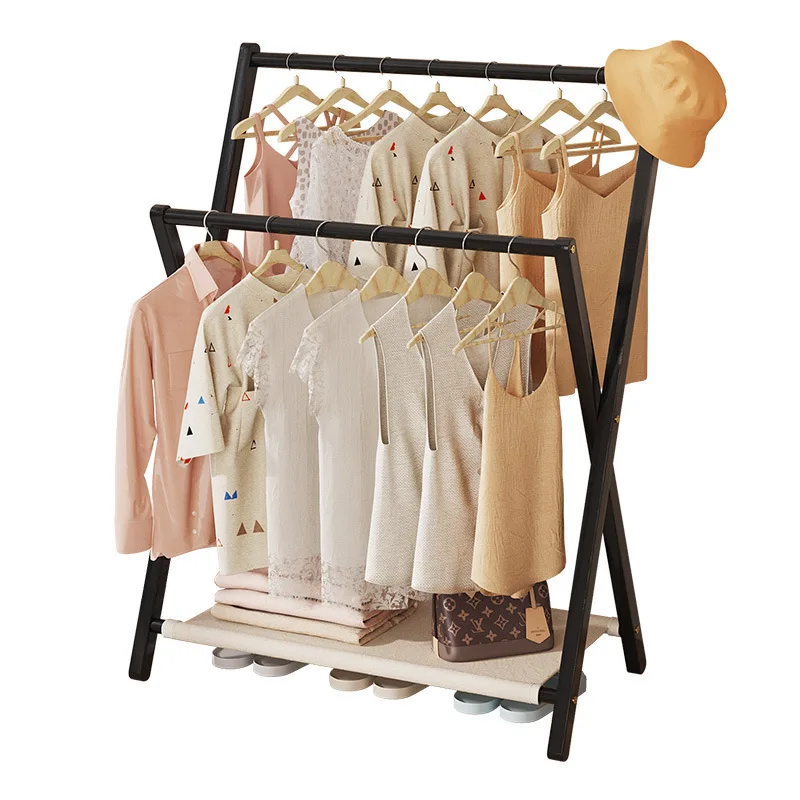 

Floor-to-ceiling hanger household children's bedroom small bold thickened coat rack Nordic