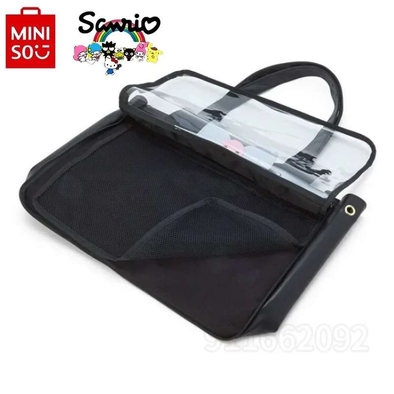 MINISO Sanrio nuevo bolso de viaje para mujer, marca de lujo, bolso de hombro a la moda para mujer, bolso transparente para mujer de gran capacidad