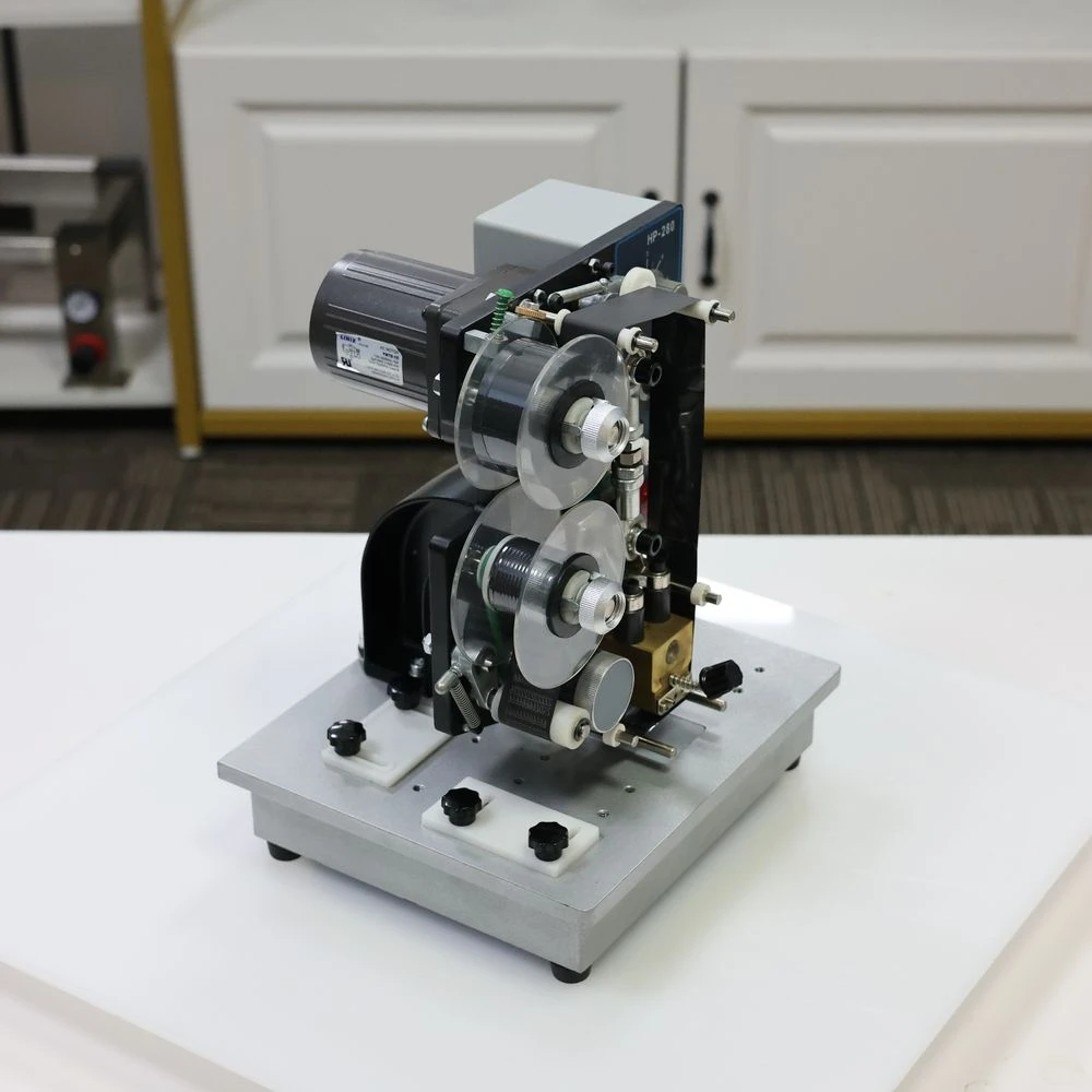 آلة طباعة الشريط HP-280 آلة طباعة التاريخ آلة ختم التاريخ