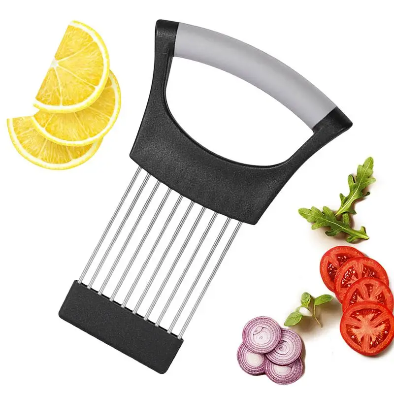 Onion & Lemon Slicer Holder Effortless Uniform Cuts For Steak Tendons Kitchen Lemon Chopper Cutter Holder for  Kitchen Gadget