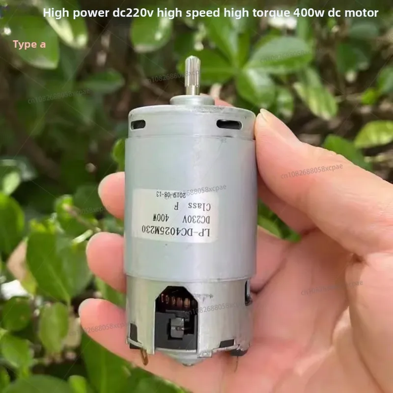 

DC Motor 220V400W800W Micro Spindle Motor High Power, High Speed, Large Torque, Handmade